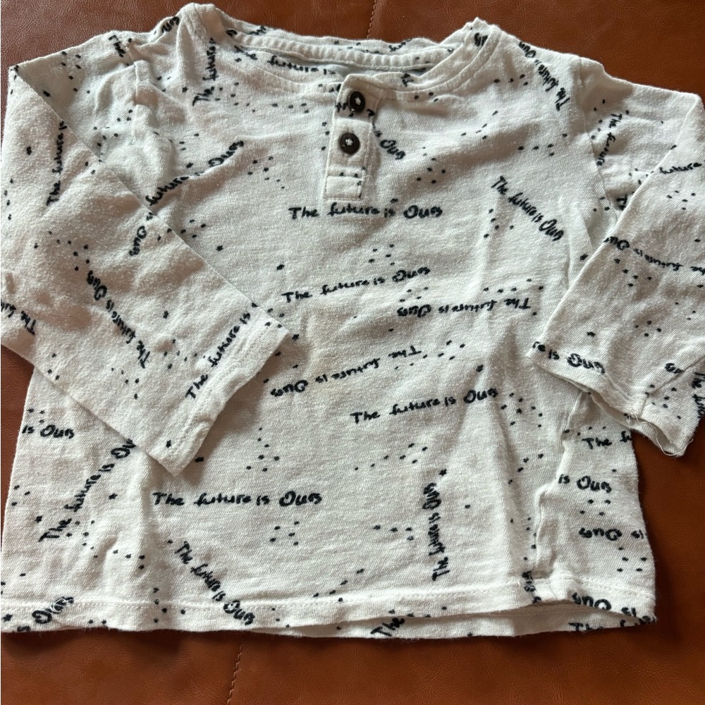 Art Class Cream Shirt with Black Text
